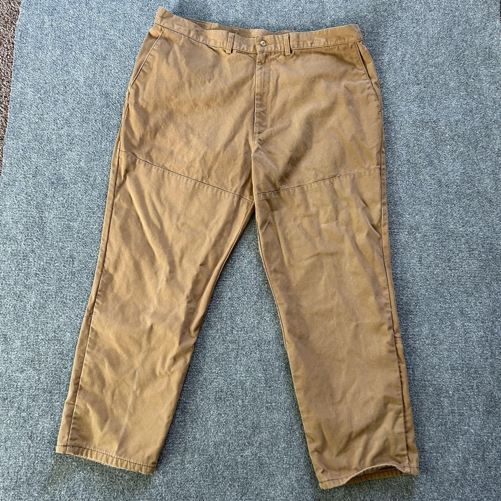 Cabelas Pants Mens 44x31 Brown Canvas Upland Brush Field‎ Grouse Hunting Outdoor